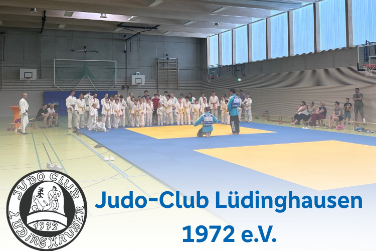 Grafik mit dem einem Foto und dem Logo des Judo-Club Lüdinghausen 1972 e.V.