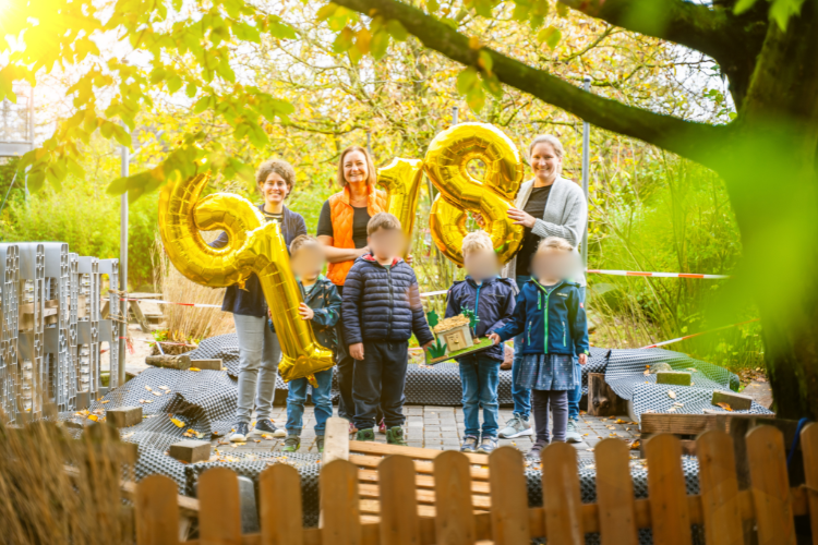 Beispielfoto für Spendenübergabe an Kindergarten im Pott